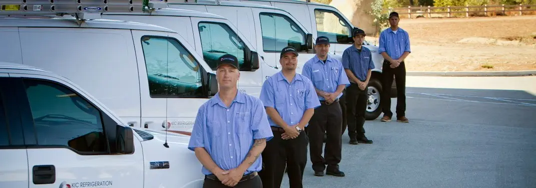 KIC Refrigeration crew ready for Mini Split Repair jobs across Moreno Valley